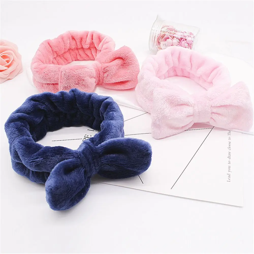 

New Bow Headbands for women Girls Cute Hair Holder Hairbands Hair Bands Headwear Bath bathroom accessories
