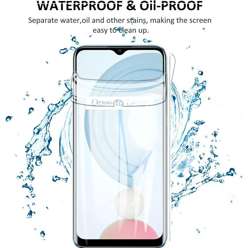 realmy realmi c21 hydrogel film camera lens protective for oppo realme real me c21 c 21 21c realmec21 6.5'' screen protectors