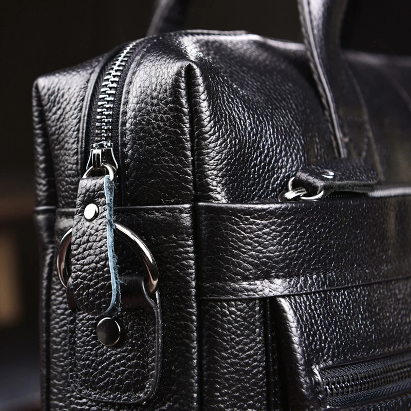 Модная мужская сумка мужской портфель из натуральной кожи деловые сумки для