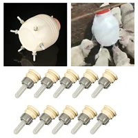 goat drink nipples pacifier feeder bottle topper for nursing lambs poultry livestock accessories