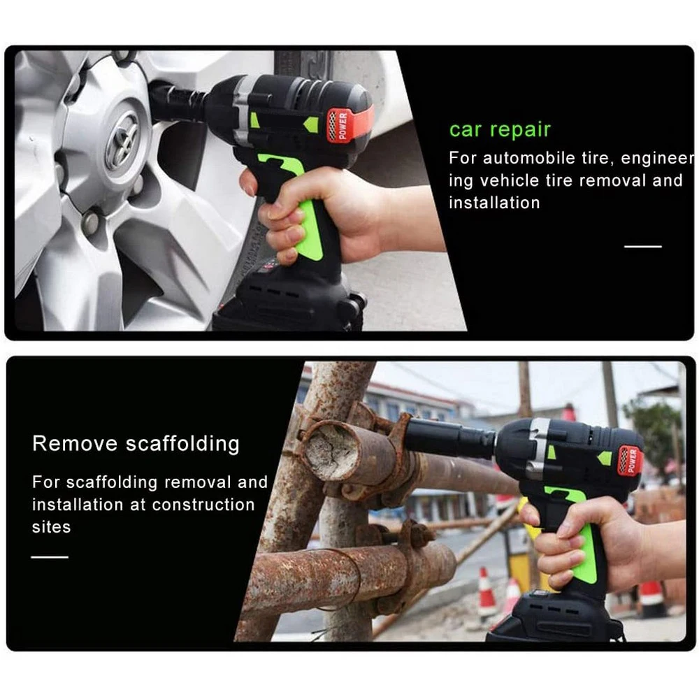 Электрический бесщеточный гайковерт ches18v ударный беспроводной электрический