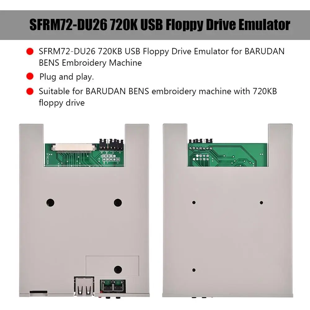 SFRM72-DU26 720K USB дисковод эмулятор для BARUDAN BENS вышивальная машина дисководы эмуляторы