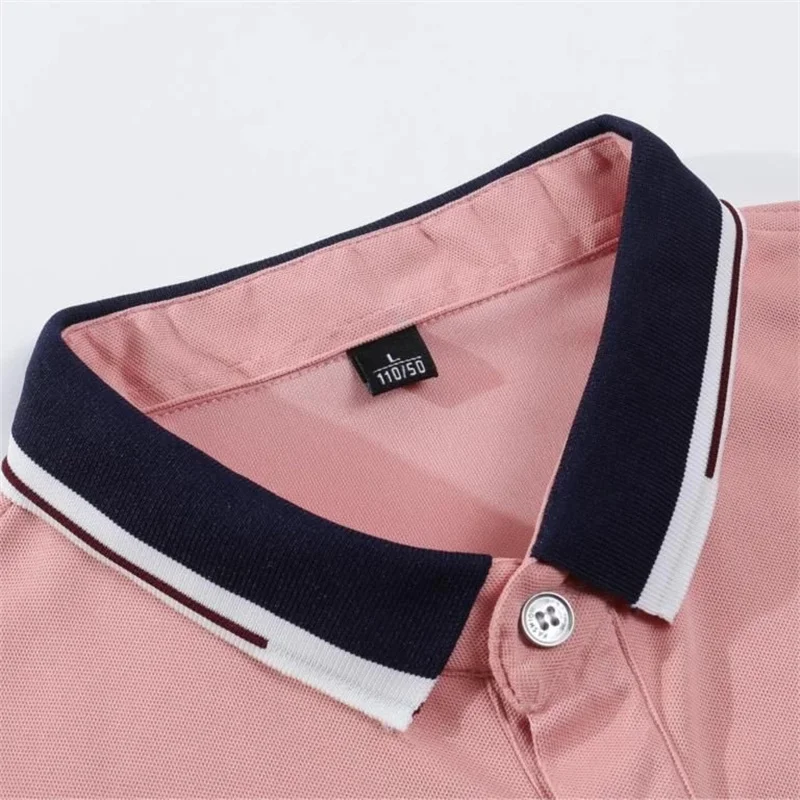 

Polo Shirt Men's Short-Sleeved T-Shirt Suit Jersey Summer Fitness Breathable Business Casual Large Size Outdoor Sports Top