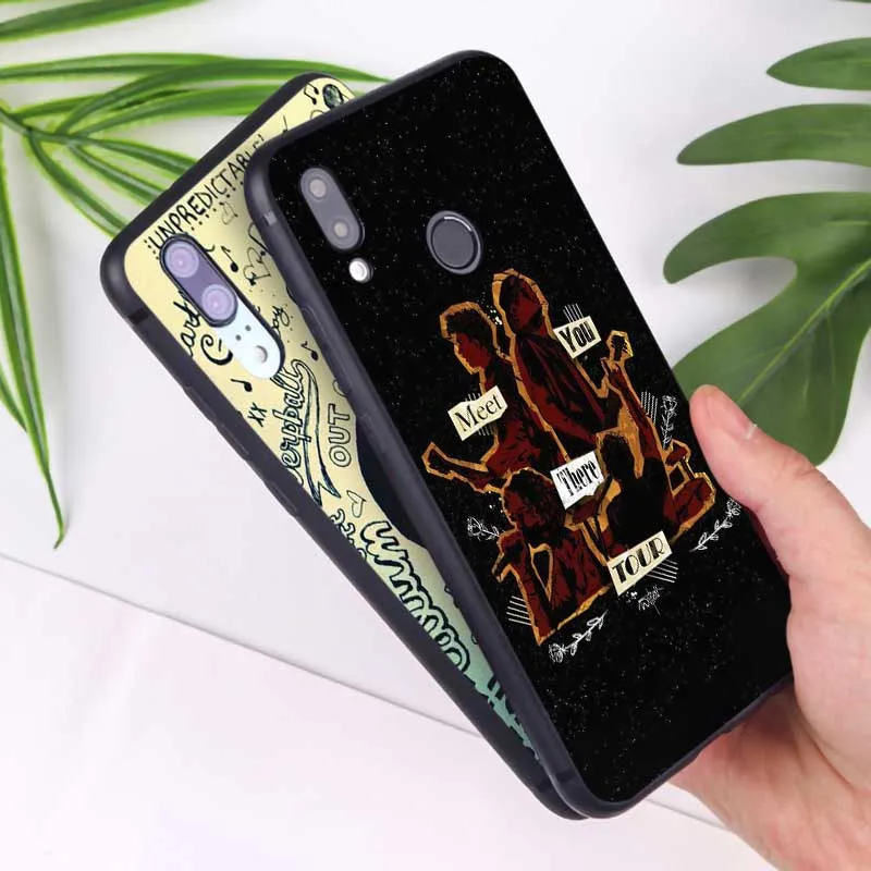 Летние музыкальные 5 sos крышка для Xiaomi Redmi note 7 k20 pro 6 4x 7a прозрачный однотонный