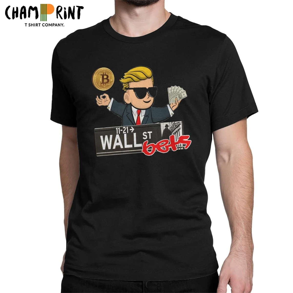 

Мужские wallstreetbet BITC ставки Биткоин инвестиции подарок футболка WSB Stonks трейдер мем алмазные руки Топы Забавные футболки летние футболки