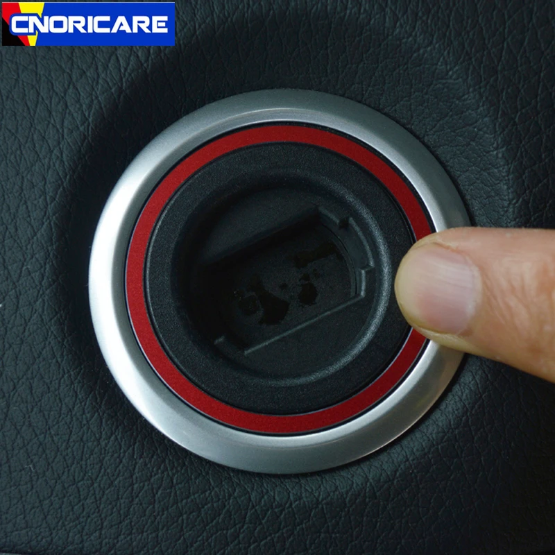 Автомобильный ключ для запуска украшения круга наклейка отделка Mercedes Bnez GLK CLA GLA CLS