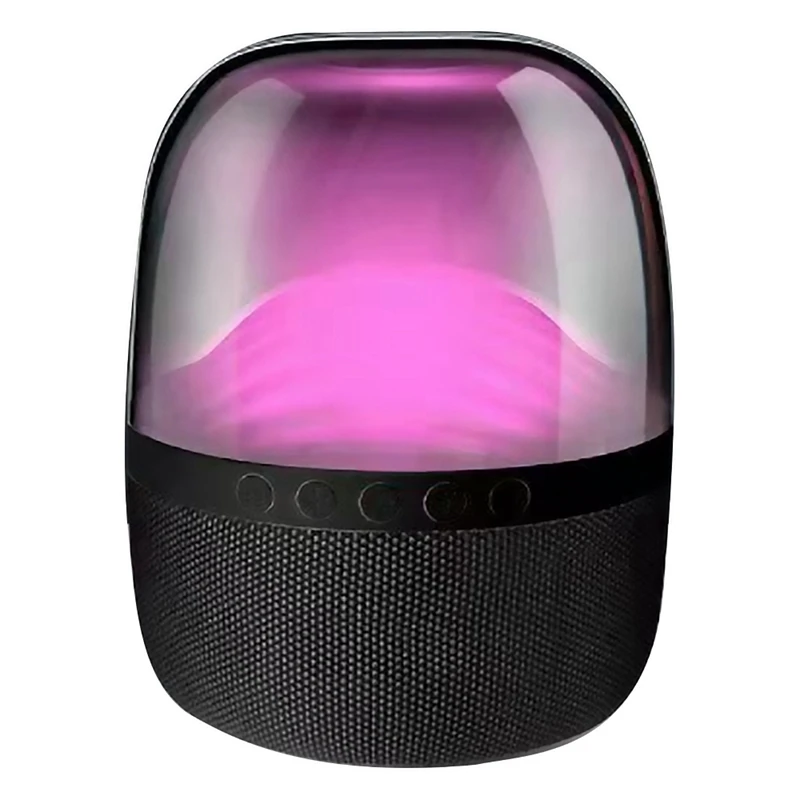 

Wireless Bluetooth Speaker Portable 360 degree Speaker with All-Round Sound Enhanced Bass Ambient with Colorful Light