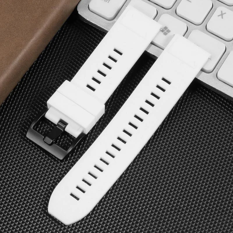 

Smart Watch Accessories 20mm 22mm Silicone Watchband White Black Red Wristband For Huawei Watch2 GT Pro Quick Release
