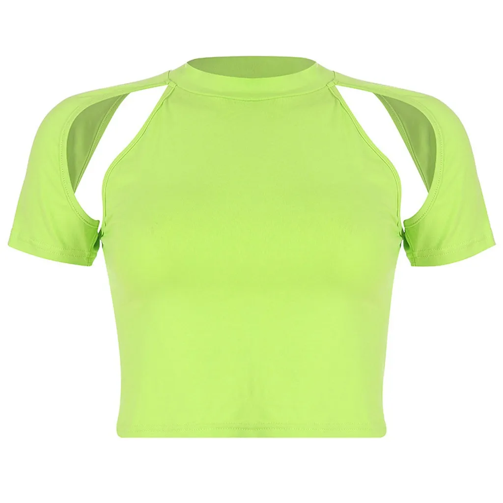 Женская футболка из хлопка элегантная Сексуальная повседневная классическая