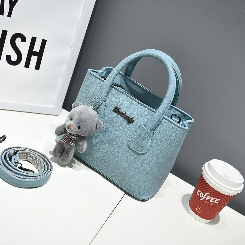 Женская сумка-тоут с бусинами и подвеской женская сумка на плечо тиснением