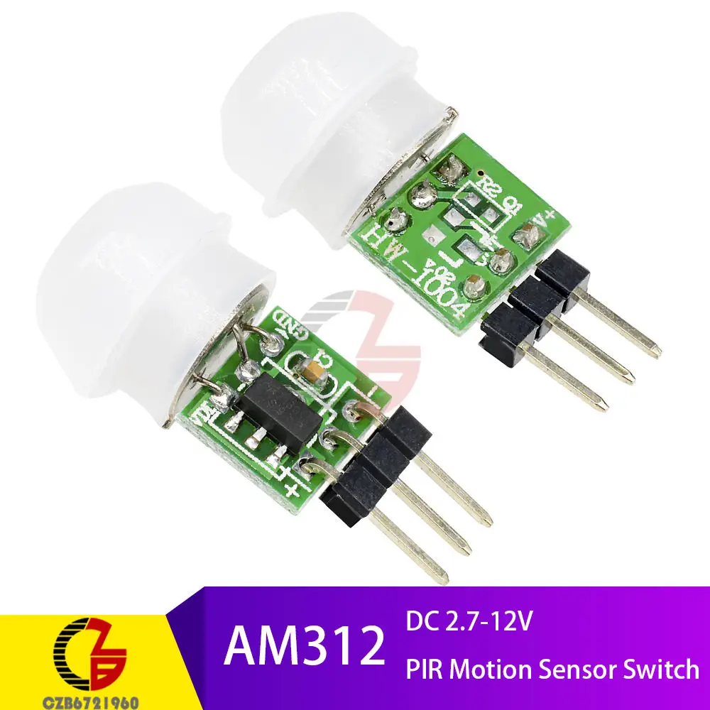 AM312 DC 5 в 12 В Мини PIR датчик движения модуль переключателя ИК инфракрасный датчик индукции человека детектор контроллер переключатель на выключатель светильник - Цвет: AM312