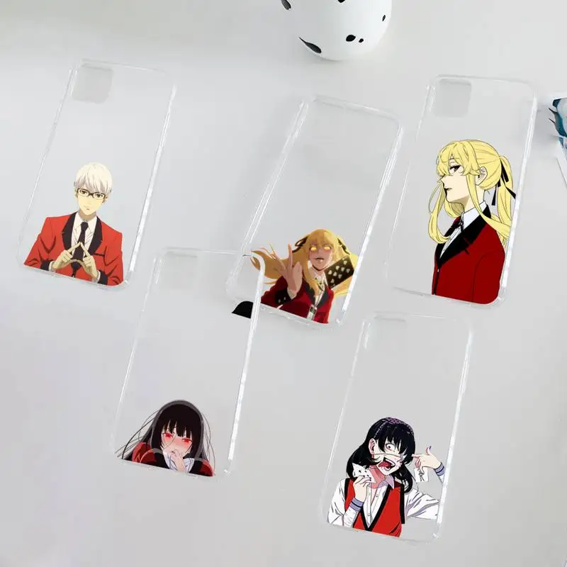 

Kakegurui Phone Case Clear Transparent for iPhone 11 12 13 mini pro XS MAX 8 7 6 6S Plus X 5S SE XR 2020
