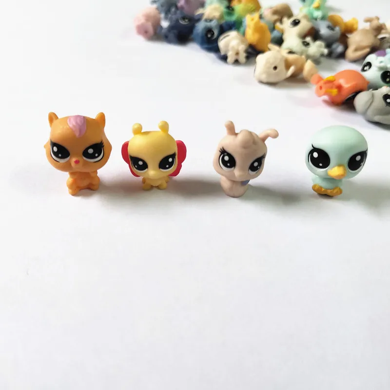 50 шт. животных Pet Shop с изящным кукольным фигурку ПВХ Littlest для кошек собак кроликов