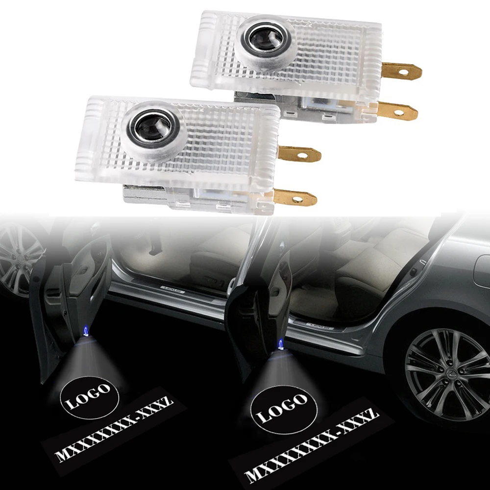 

2 Pcs Led Car Door Ghost Shadow Light Auto Logo Laser Decor Lamp Courtesy Projector Ambient Luces For Mercedes Benz W210 E Class