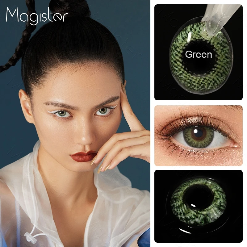 Цветные линзы для глаз 1 пара контактные цветные зрачки контакты с цветами s 2021