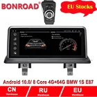Bonroad Android 10 Автомобильный мультимедийный плеер радио для BMW E81 E82 E87 E88 WIFI Carplay BT IPS сенсорный экран GPS Навигация стерео