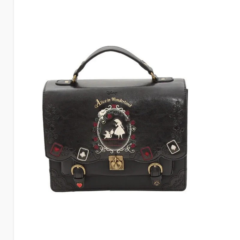 

Silhouette painting backpack women cute fairy tale style pu ladies shoulder handbag 2020 new girl school bag