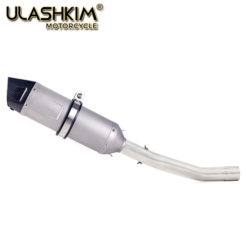 

Полная система выхлопных газов мотоцикла среднее звено трубы глушитель скольжения для Kawasaki ZX-6R ZX6R ZX 6R ninja 636 2008-2019