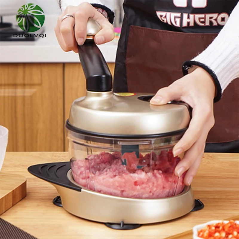 Duolvqi ручной шлифовальный аппарат для мяса мясорубки многофункциональный Чеснок