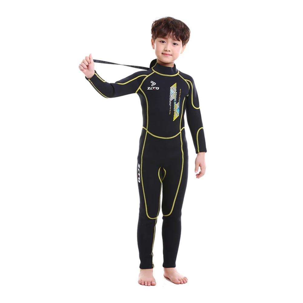 3mm Neoprene Surfing Children Wetsuit Boys Girls Jellyfish Scuba Swimsuit Kids Underwater Diving Suit Keep Warm Wet NEW |