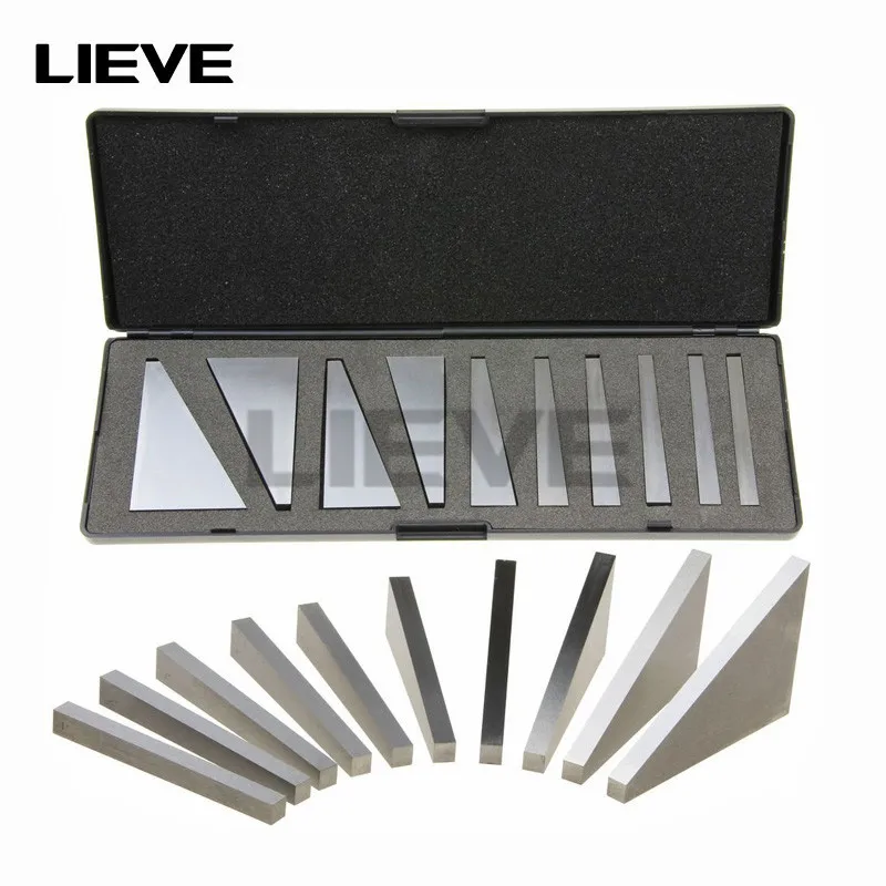 Набор угловых блоков для токарных станков 10 шт. 1-30 градусов | Инструменты