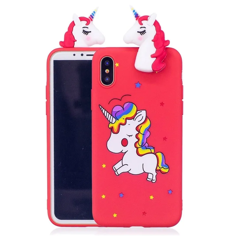 LAPOPNUT for Samsung Galaxy S20 Ultra S10 S10e Note 8 S9 Plus S8 S7 Edge 3D Cartoon Soft TPU Back Cover Non-Slip Shockproof Case |