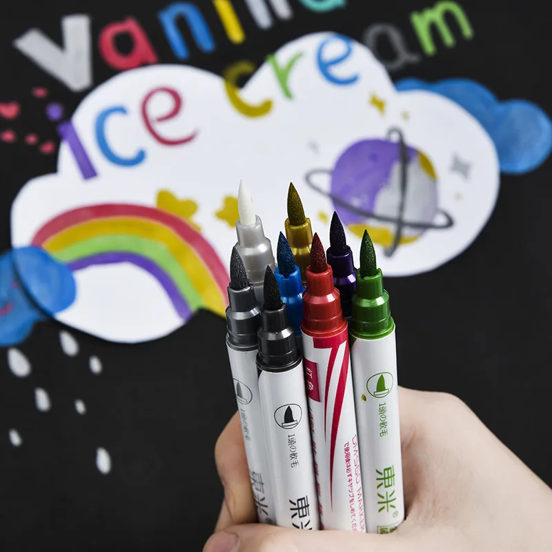 

10 Color/Set Colored Markers Pen Art Drawing Set Double-head Watercolor Paint scrapbooking Diary Painting Supplies Stationery