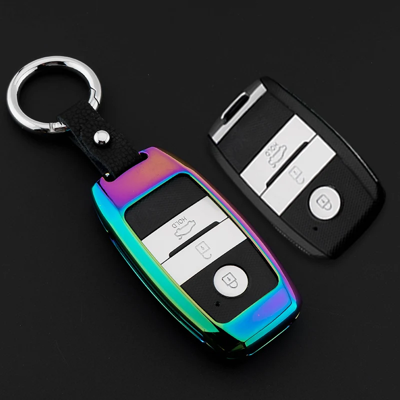 Чехол из цинкового сплава для автомобильного ключа Kia Rio K2 Sportage 2017 2018 Ceed Optima K5 Cerato K3
