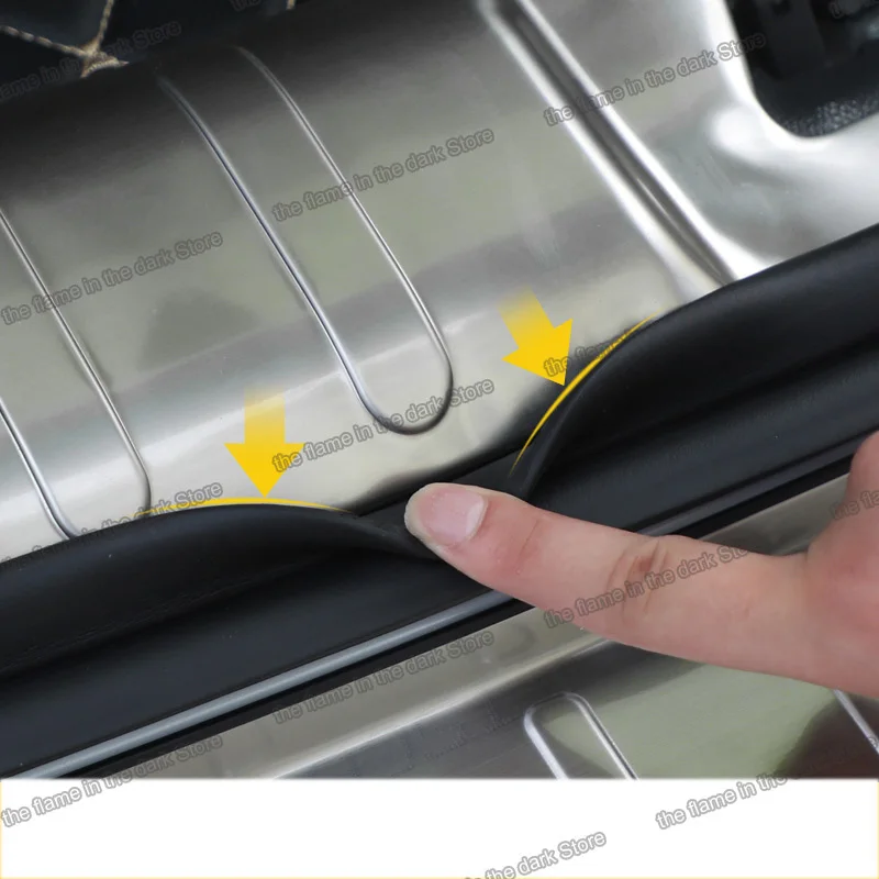 Lsrtw2017 Нержавеющая сталь багажник автомобиля украшения Защитная панель для changan