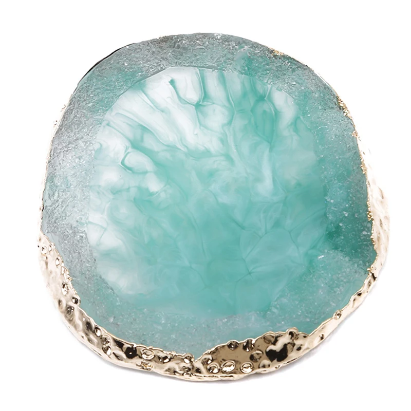 1 шт. Зеленый Натуральный полимер Агат Гель лак для нейл арта палитра цветов