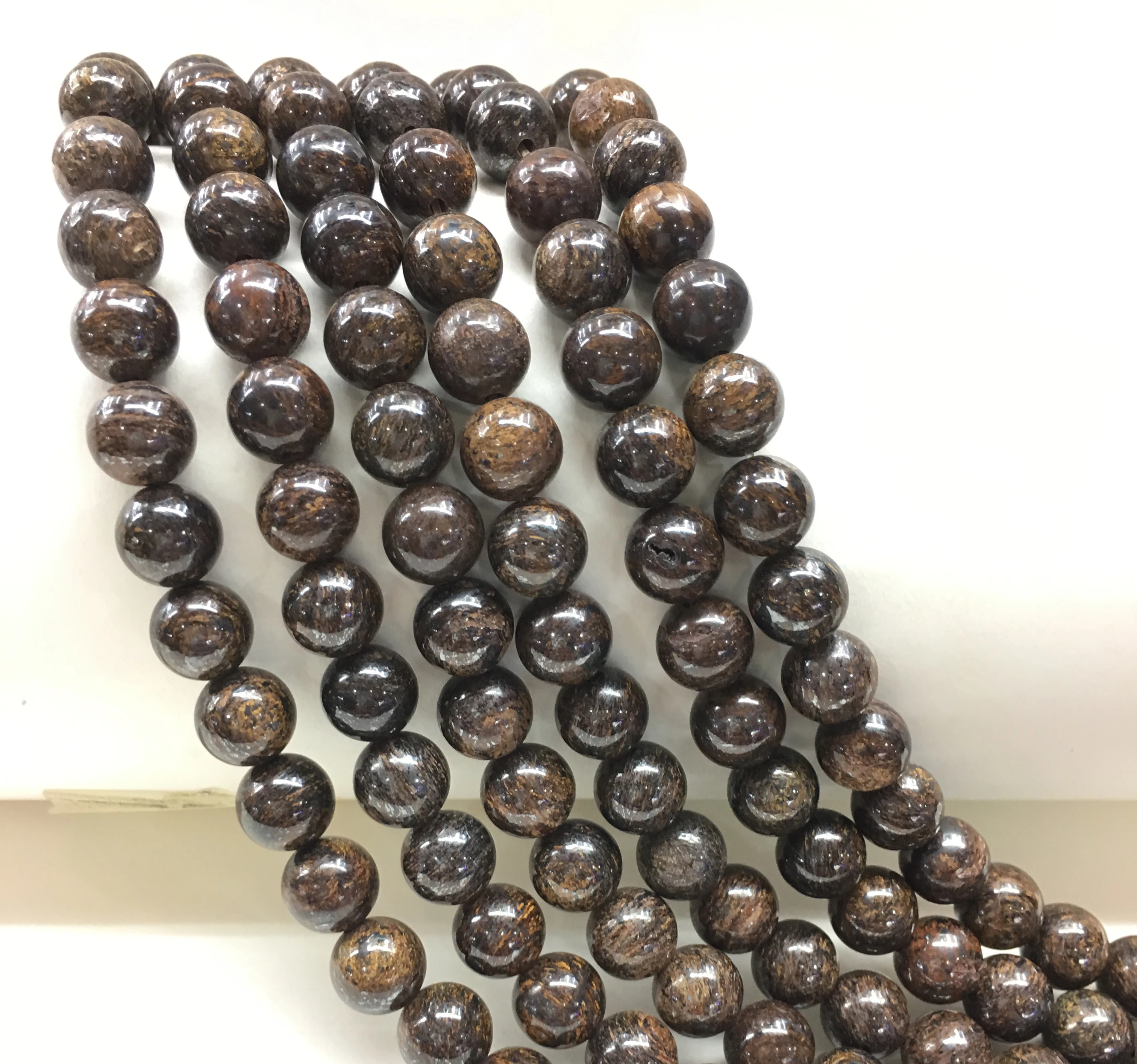 

Natural Bronzite Stone Round Loose Bead Healing Energy DIY Jewelry Making Handcraft Bracelet Necklace Design 4mm 6mm 8mm 10mm
