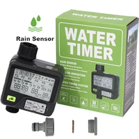 watering timer with rain sensor irrigation timer waterproof water level sensor automatic watering system irrigation controller