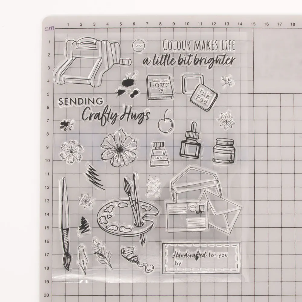 Штампы для скрапбукинга бумага прозрачные украшения ручной работы подарки