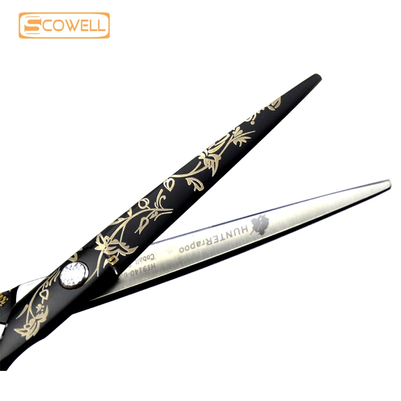 Набор ножниц для стрижки волос HT9140 из нержавеющей стали с кобальтом триммер