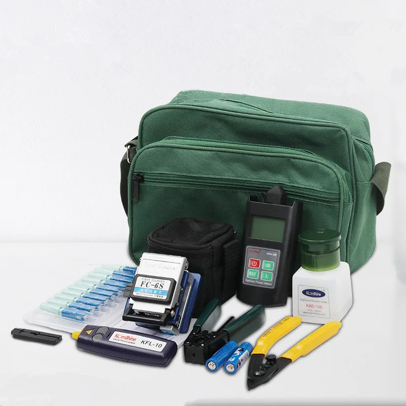 11 шт. волокно комплект инструментов для работы с оптическим кабелем FTTH Мощность