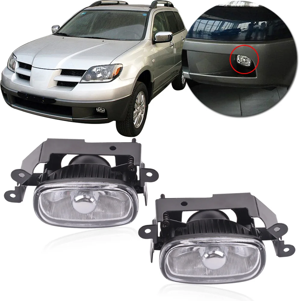 CAPQX 1 пара передние противотуманные фары светильник тумана для Mitsubishi Outlander 2004 2005