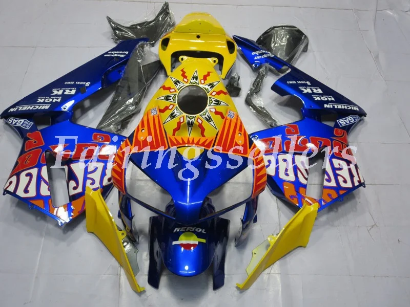 Top (Injection mold) New ABS Motorcycle Full Fairing Kit Fit For Honda CBR600RR 05 06 F5 2005 2006 Fairings Custom Blue Rossi | Автомобили