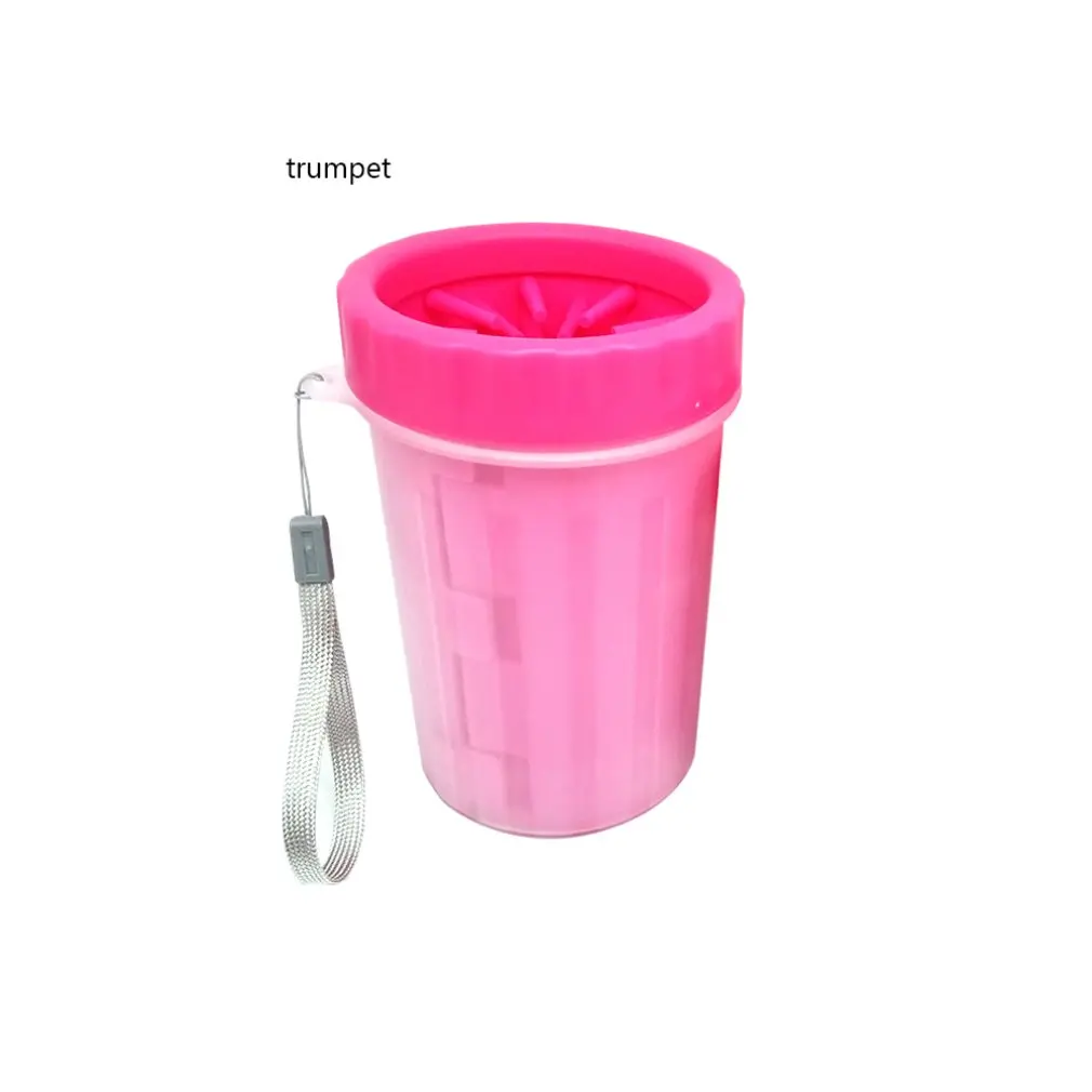 Автоматическая портативная шайба для ног домашних животных мягкая силиконовая