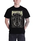 Модная мужская футболка Pantera, Мужская футболка с 101 защитой от черепа, с логотипом, мужская повседневная рубашка