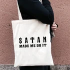 2021 модные женские сумки на плечо с буквенным принтом, сумка-тоут для покупок, Повседневная дорожная сумка в стиле Харадзюку, эко многоразовые сумки-шопперы