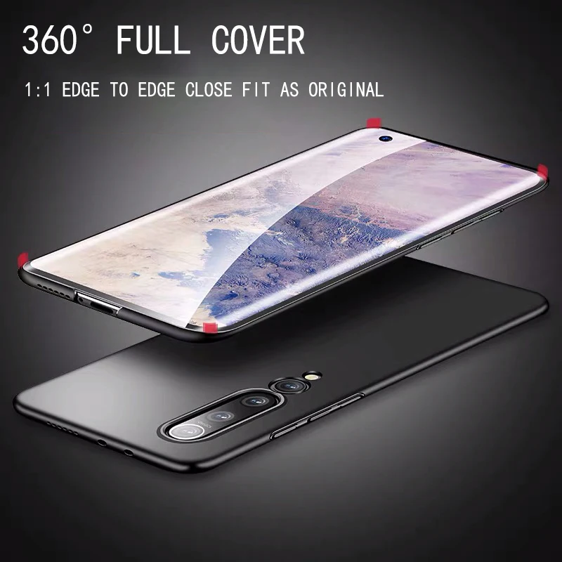 Роскошный чехол для телефона Xiaomi Mi 10 9 8 Pro Lite Se матовый однотонный Ультратонкий