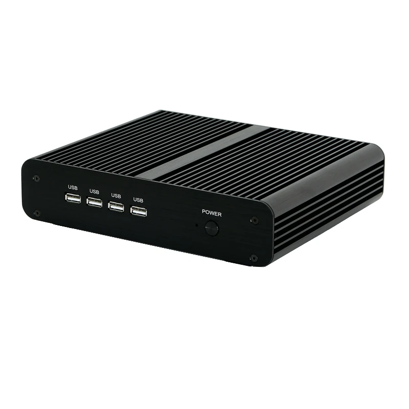 Мини ПК 10 го поколения без вентилятора Intel Core i7 10710U Настольный Windows 2 * DDR4 M.2 NVMe + Msata 5