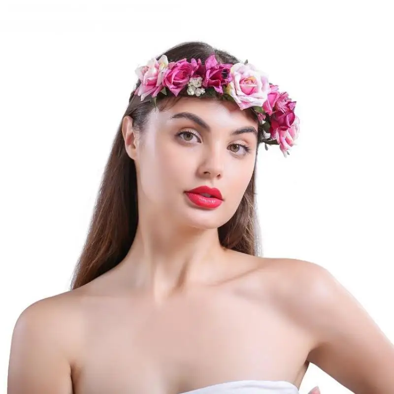 Женский цветочный ободок Свадебный аксессуар для волос с цветами| |