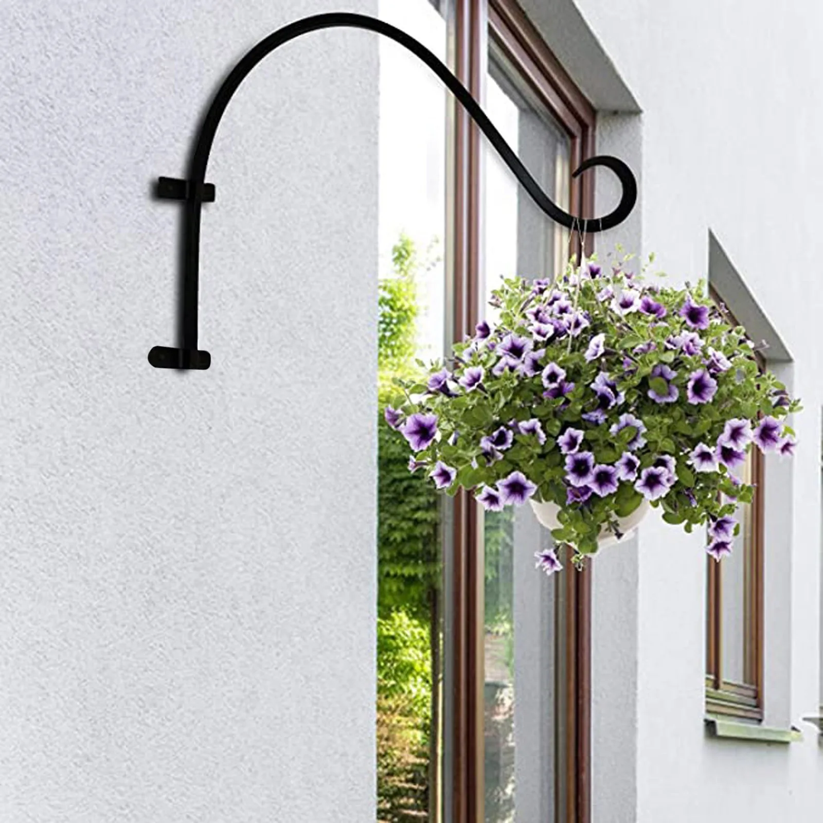 

Garden Accessories Out Thick Flower Pot Hook Flower Rack Gardening Hanging Hook Flower Bracket