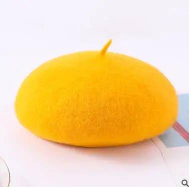 Осень и зима новый берет/Корейская версия диких грибов дамы дышащая Тыква