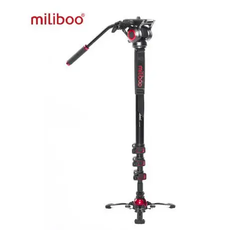 MTT705II-AL aluminum Miliboo MTT705Ⅱ Carbon Fiber портативный монопод с жидкой головкой для видеокамеры/штатив для цифровой зеркальной камеры - Цвет: MTT705II-AL aluminum