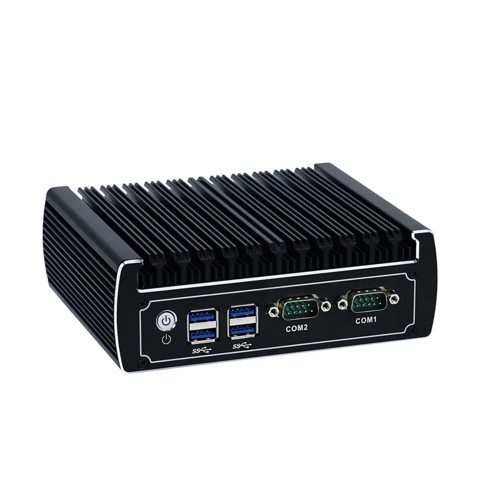 Безвентиляторный мини ПК i7 4500U i5 7200U i3 7100U DDR4/DDR3 Win10 Pro Barebone Nuc компьютер Linux HTPC VGA WiFi