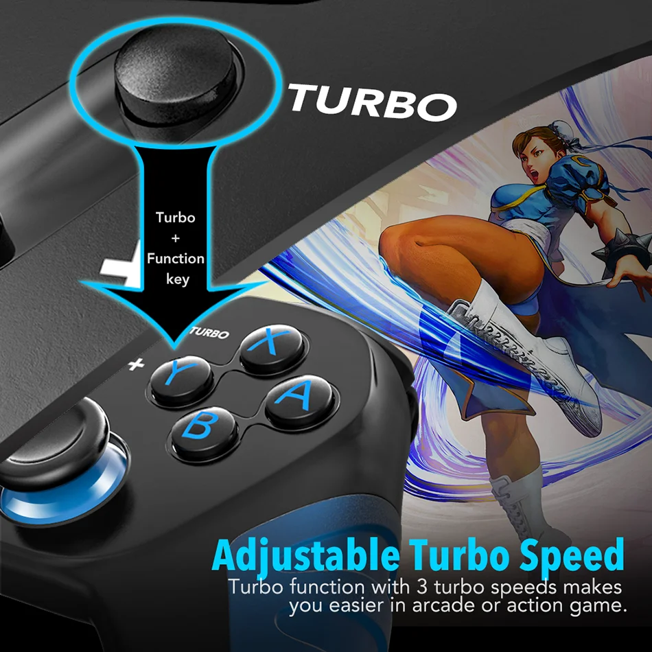 Беспроводной профессиональный Bluetooth-контроллер OIVO для Nintendo Switch с функцией NFC