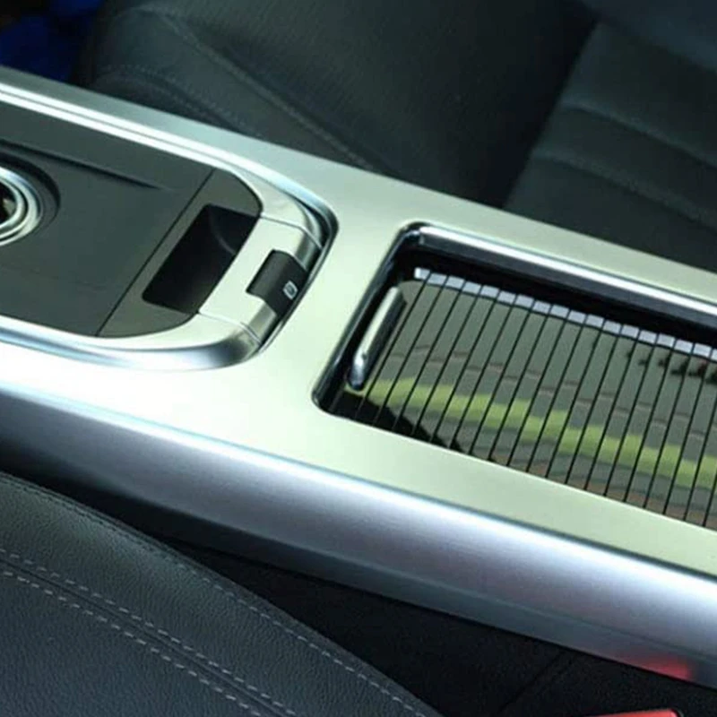 

Center Gear Shift Box Trim Cover Accessories for Discovery Sport 2015 2016 2017 2018 ABS Chrome Plated