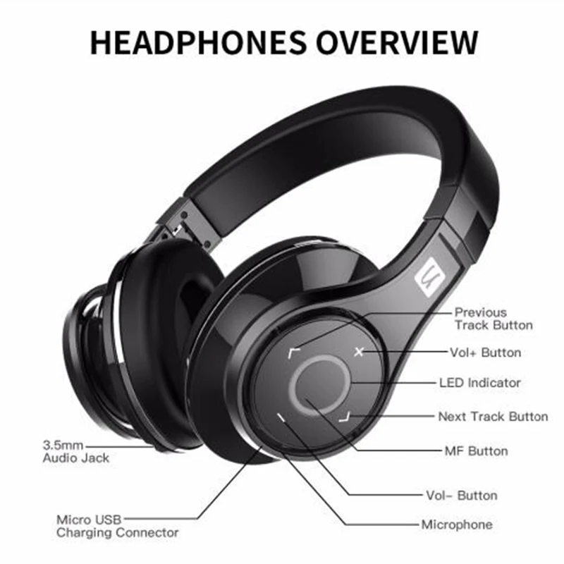 Bluedio UFO гарнитура беспроводная Bluetooth 4 1 наушники Hifi качество звука 3D объемный звук